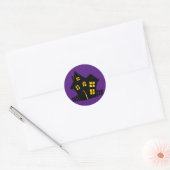 Haunted House Ronde Sticker (Envelop)