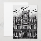 Haunted House Save The Date (Voorkant / Achterkant)