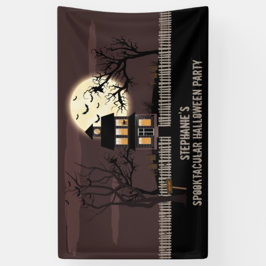 Haunted House Spandoek (Verticaal)