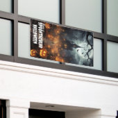 Haunted House Spandoek (Buitenkant Gebouw)