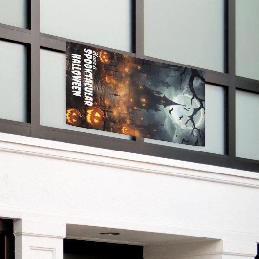 Haunted House Spandoek (Buitenkant Gebouw)