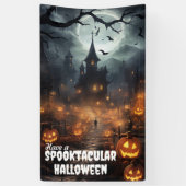 Haunted House Spandoek (Verticaal)