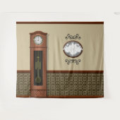 Haunted House Spook Spiegel Halloween Achtergrond Wandkleed (Voorkant (horizontaal))