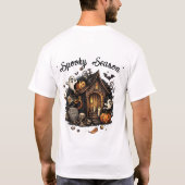 Haunted House Spooky T-shirt 👻🎃 (Achterkant)