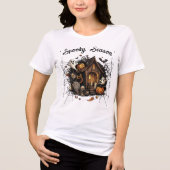 Haunted House Spooky T-shirt 👻🎃 (Voorkant)
