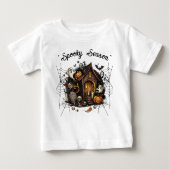 Haunted House Spooky T-shirt 👻🎃 (Voorkant)