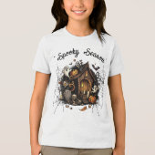 Haunted House Spooky T-shirt 👻🎃 (Voorkant)