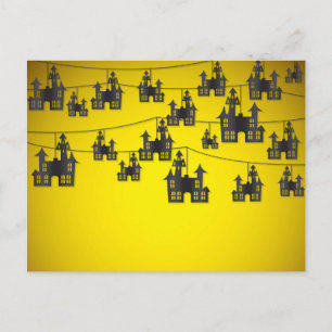 Haunted house string briefkaart