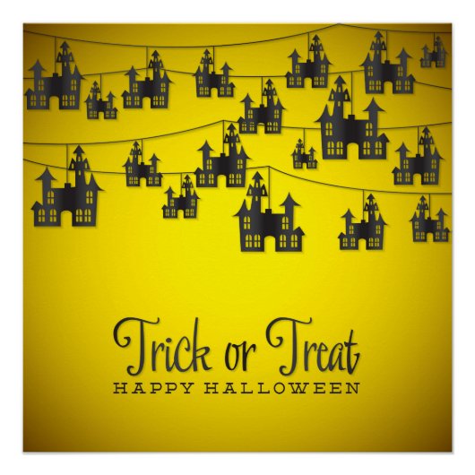 Haunted house string perfect poster (Voorkant)