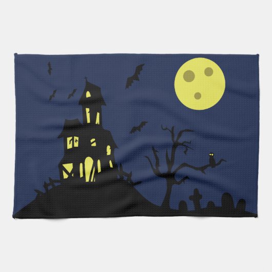 Haunted House Theedoek (Horizontaal)