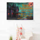 Haunted House Themed Banner (Insitu)