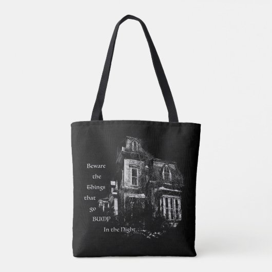 Haunted House Tote Bag (Achterkant)