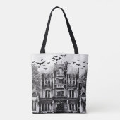 Haunted House Tote Bag (Achterkant)