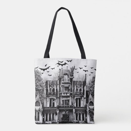 Haunted House Tote Bag (Achterkant)