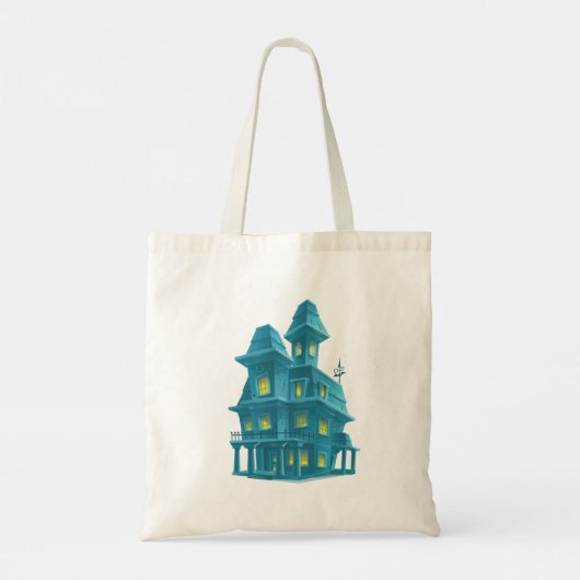 Haunted House Tote Bag (Achterkant)