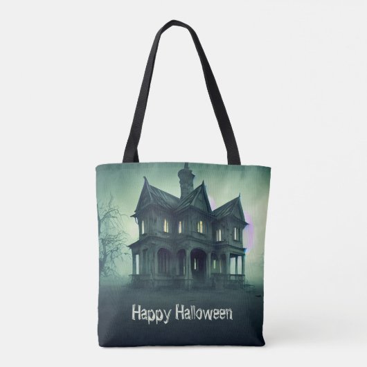 Haunted House Tote Bag (Achterkant)