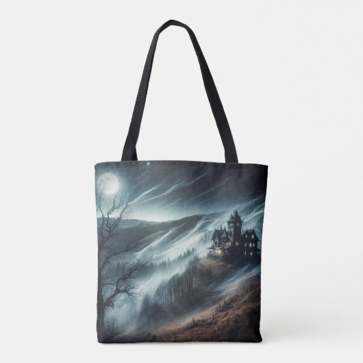 Haunted House Tote Bag (Achterkant)