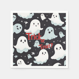 Haunted House Trick Treat Halloween Servet