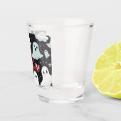 Haunted House Trick Treat Halloween Shot Glas (Rechts)