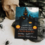 Haunted House uitnodiging Halloween kostuum feest<br><div class="desc">Introductie van onze Spooky Haunted Witch House Pompoen Halloween Party uitnodiging! Deze uitnodiging is perfect voor volwassen Halloween feesten, met een spooktacular thema met een spookachtig heksenhuis en een pompoen ontwerp. Maak je klaar om te vieren op 31 oktober met een kostuumfeest dat koude rillingen over je ruggengraat zal sturen....</div>