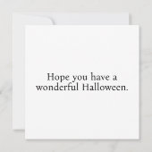 Haunted House Under the Full Moon Kaart (Achterkant)