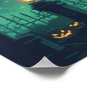 Haunted House under the Moonlight Poster (Hoek)