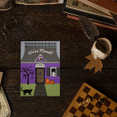 Haunted House verandering van adres Briefkaart