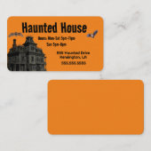 Haunted House Visitekaartje (Voorkant / Achterkant)