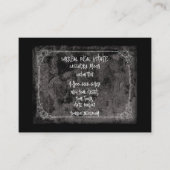 Haunted House Visitekaartje (Voorkant)