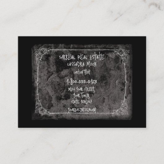 Haunted House Visitekaartje (Voorkant)