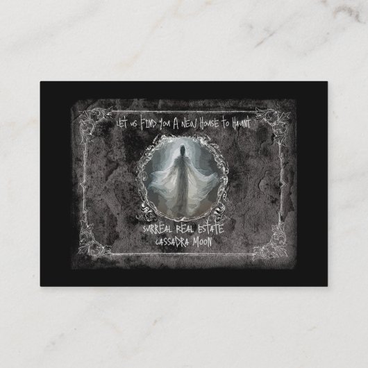 Haunted House Visitekaartje (Achterkant)