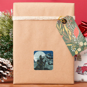 Haunted House Volle Maan Stickers