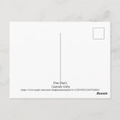 Haunted House, Volle Maan, Zwarte Kat Halloween Briefkaart (Achterkant)