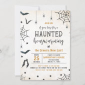 Haunted House Warming Halloween Party Kaart (Voorkant)