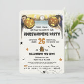 Haunted House Warming Party Kaart (Staand voorkant)