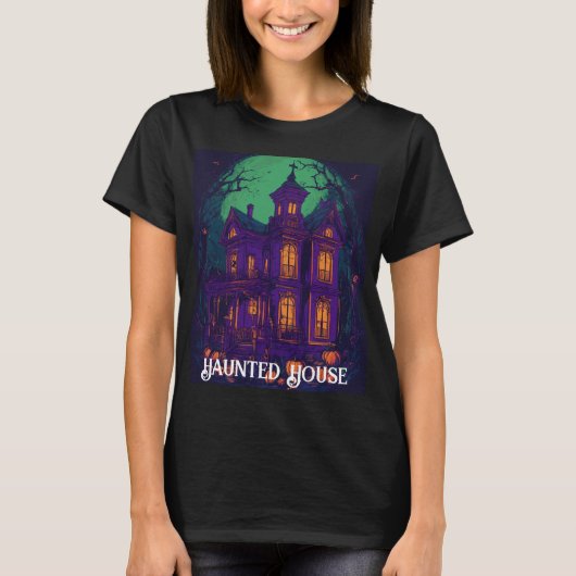 Haunted House  Witch Moon T-shirt (Voorkant)