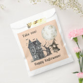 Haunted House Witch Spooky Halloween Party Bedankzakje (Gezegeld)