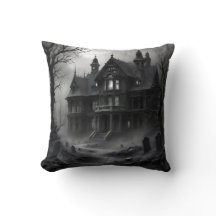 Haunted House & Wolf Magic Pillow