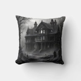 Haunted House & Wolf Magic Pillow Kussen