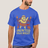 Haunted Hula Night Funny Ghost Halloween Zomer T-shirt (Voorkant)