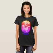 Haunted Ice Cream Ghost Halloween T-shirt (Voorkant volledig)