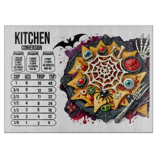 Haunted Keuken Conversies Snijplank (Voorkant)