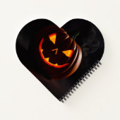 Haunted Luxury Halloween Spiral Notebook Notitieboek (Achterkant)