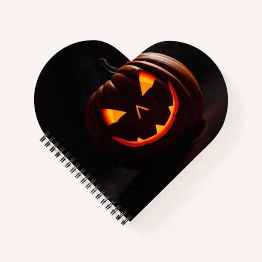 Haunted Luxury Halloween Spiral Notebook Notitieboek (Voorkant)