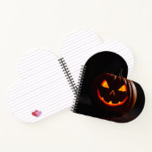 Haunted Luxury Halloween Spiral Notebook Notitieboek (Binnen)