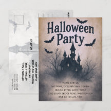 Haunted Manor Halloween Party Invitation