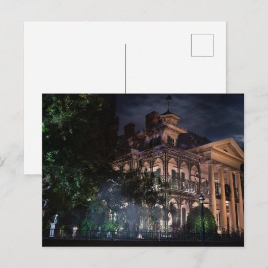 Haunted Mansion Briefkaart (Voorkant / Achterkant)