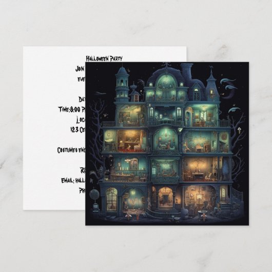 Haunted Mansion: Grimwood Manor Kaart (Voorkant / Achterkant)