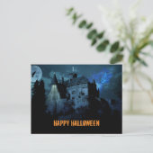 Haunted Mansion Halloween Briefkaart (Staand voorkant)