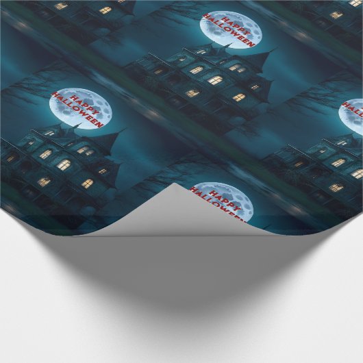 Haunted Mansion Halloween inpakpapier (Hoek)